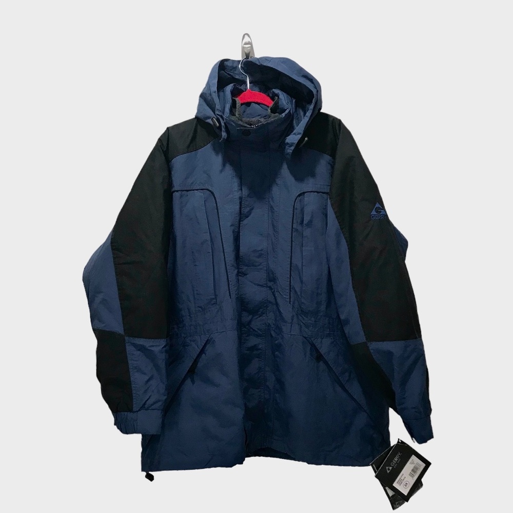 GERRY All-Purpose 3-in-1 Removable Interior Storm Hood Adjustible Jacket XXL